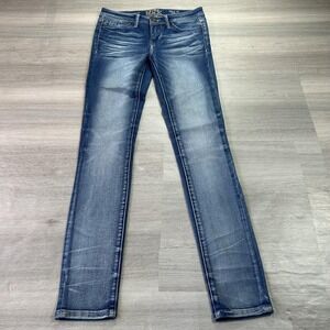 Buckle Women's Boot Cut Jeans in Faded Blue Wash